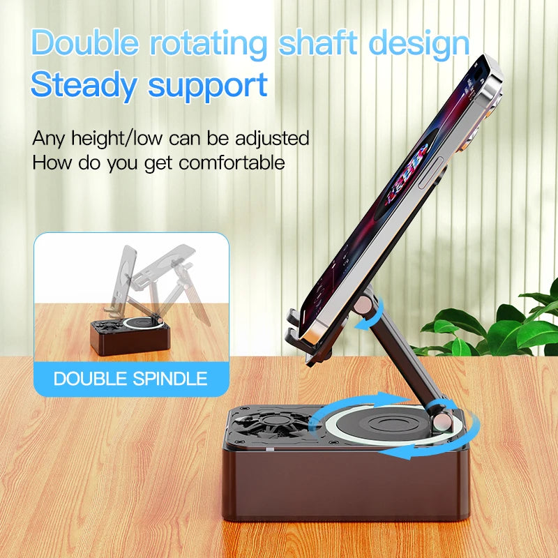 3-in-1 Bluetooth Speaker, Phone Stand and Power Bank