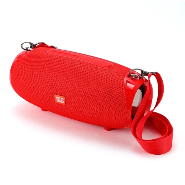 Portable Barrel Bluetooth Speaker with Strap