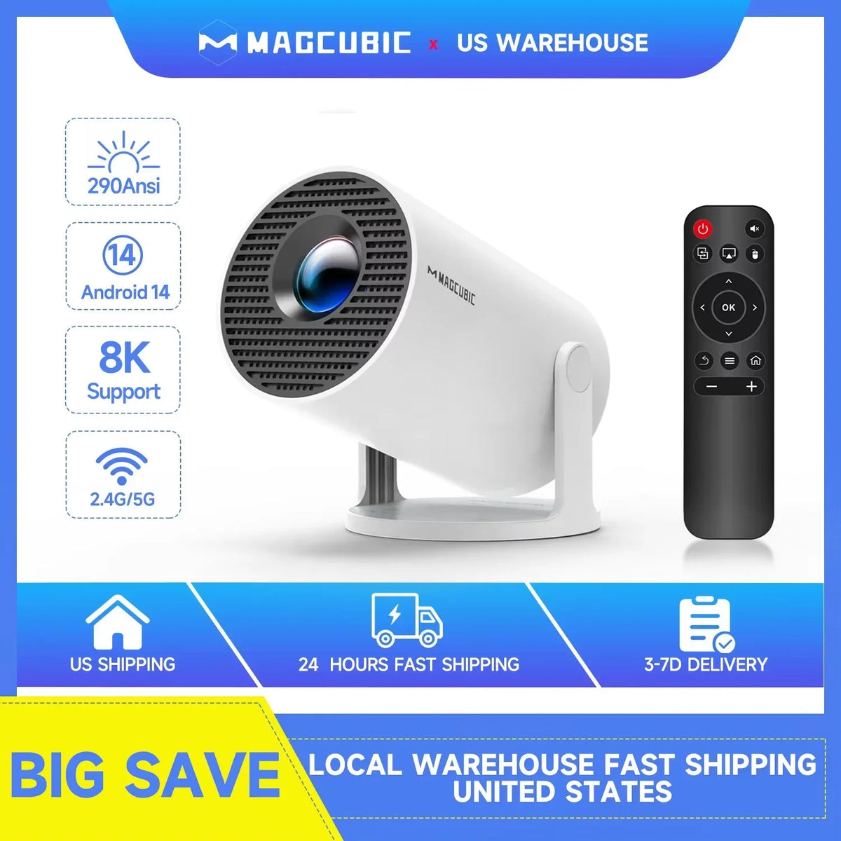 Mini Portable Smart Projector