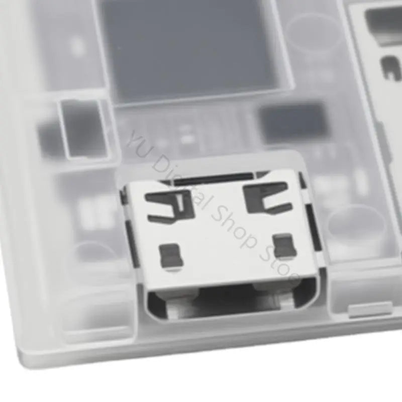 Clear Game Cartridge Case & Card Reader