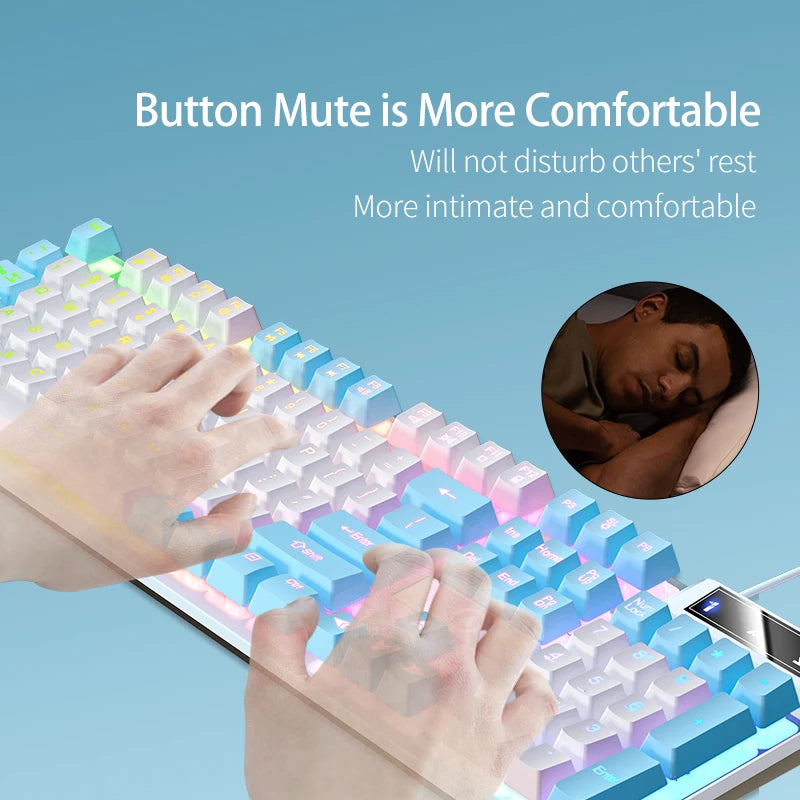Backlit Wired Keyboard & Mouse Combo