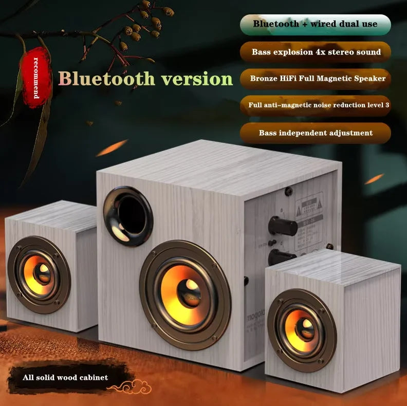 Wired Computer Speaker & Subwoofer Set