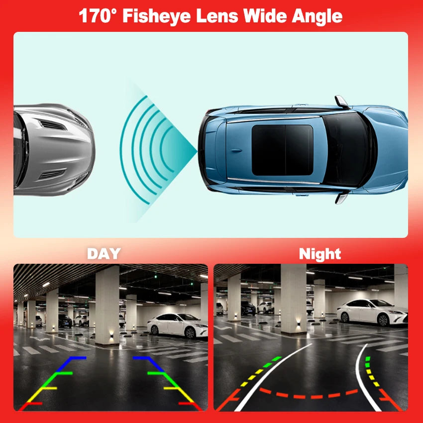170° HD Waterproof Rear View Camera
