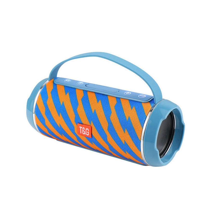 Portable Barrel Bluetooth Speaker with Strap
