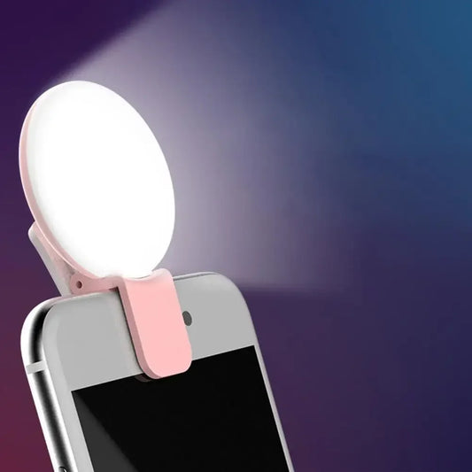 Clip-On LED Selfie Ring Light