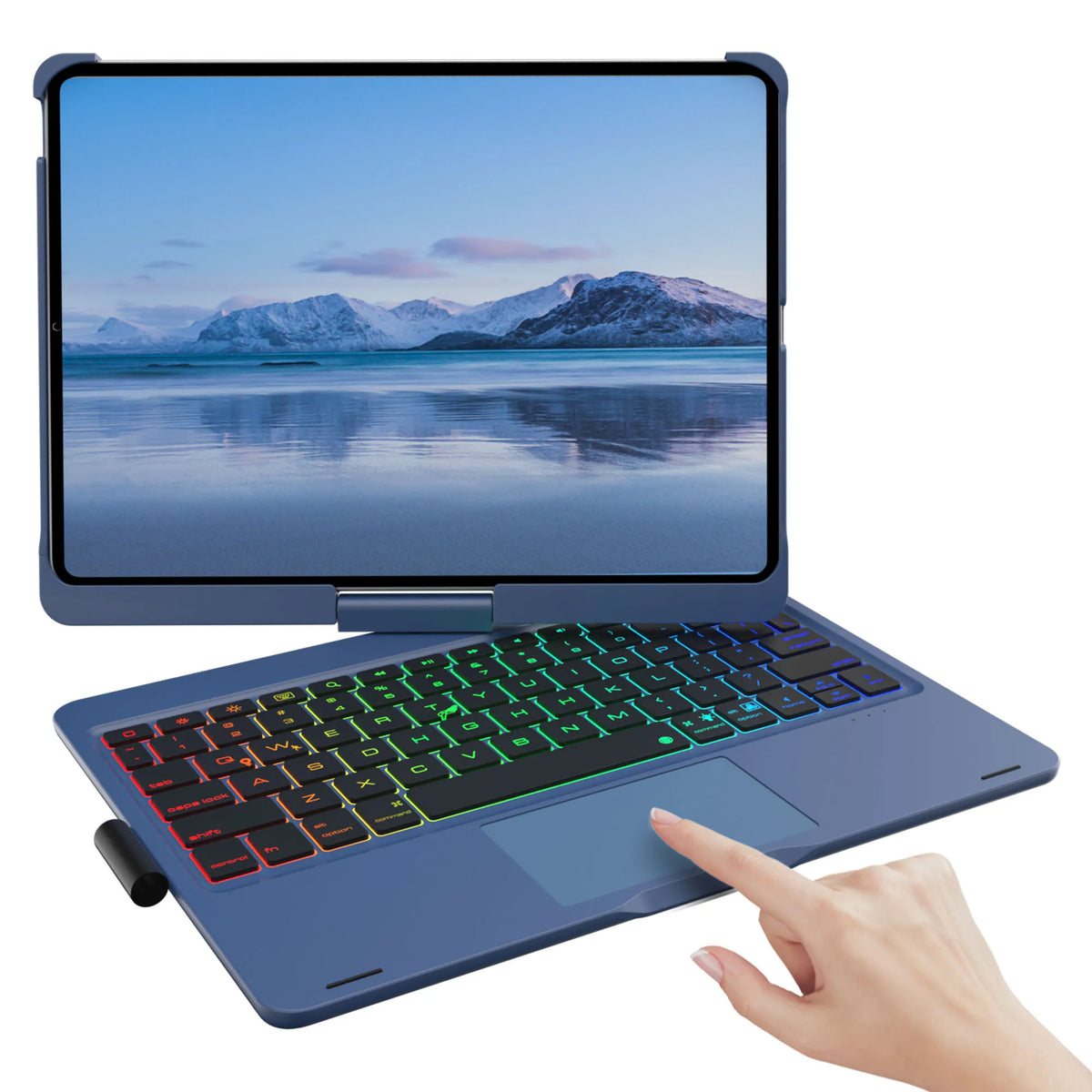 Backlit Tablet Keyboard Case with Trackpad