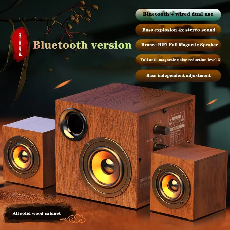 Wired Computer Speaker & Subwoofer Set