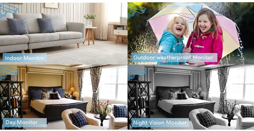 5MP Night Vision Outdoor Security Camera