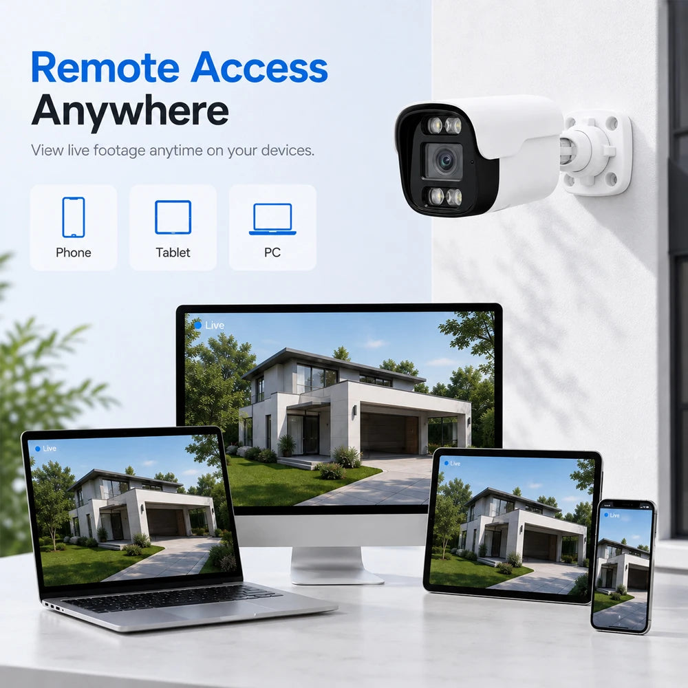 8MP 4K Smart Detection Security Camera