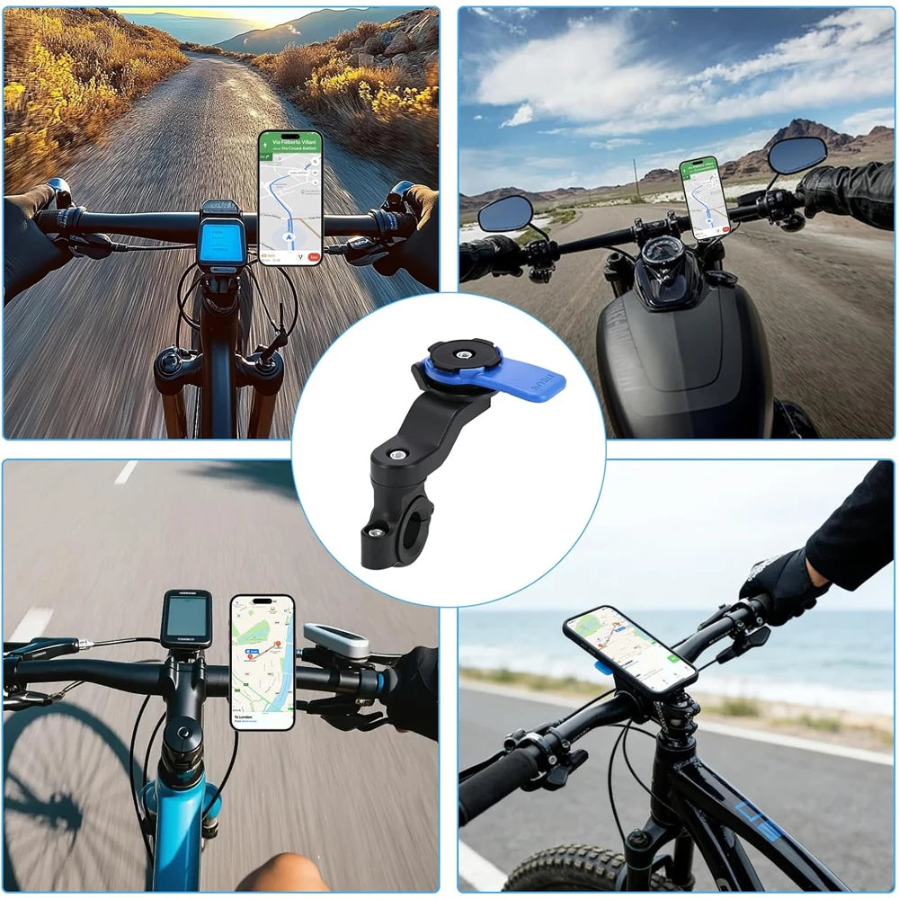 Shock-Absorbing Motorcycle Phone Mount