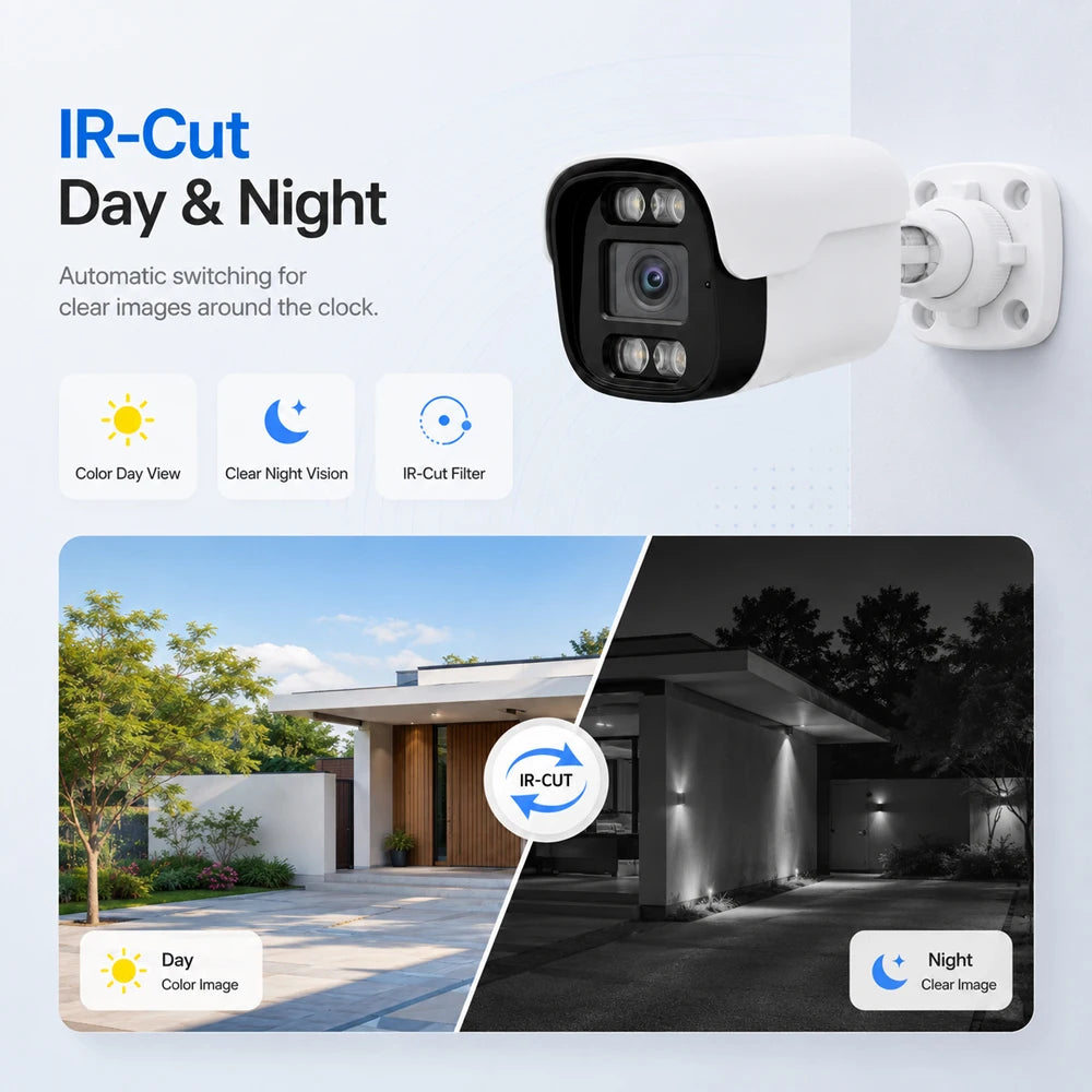 8MP 4K Smart Detection Security Camera