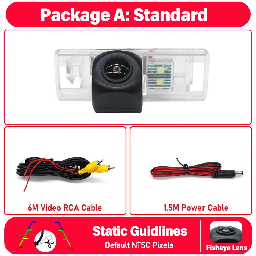 170° HD Waterproof Rear View Camera