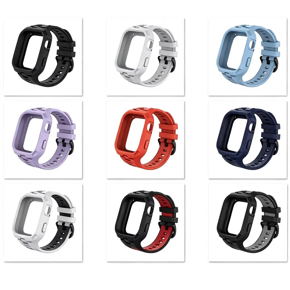 Silicone Smartwatch Case & Strap