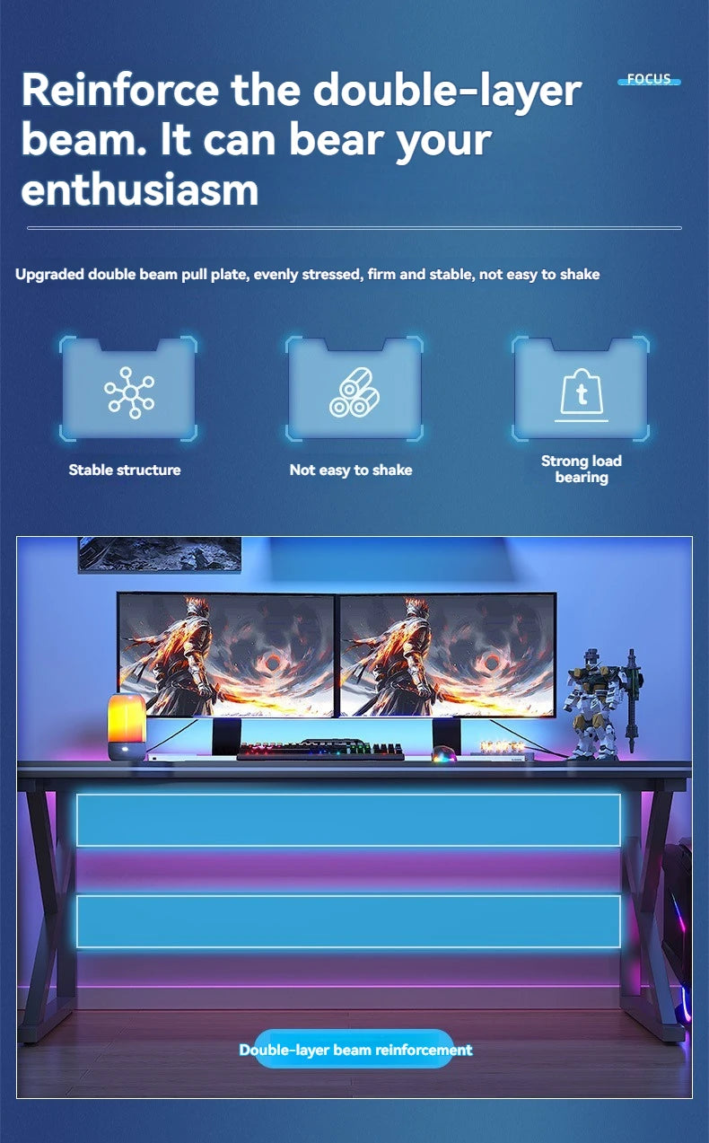 Simple Home Office & Gaming Desk