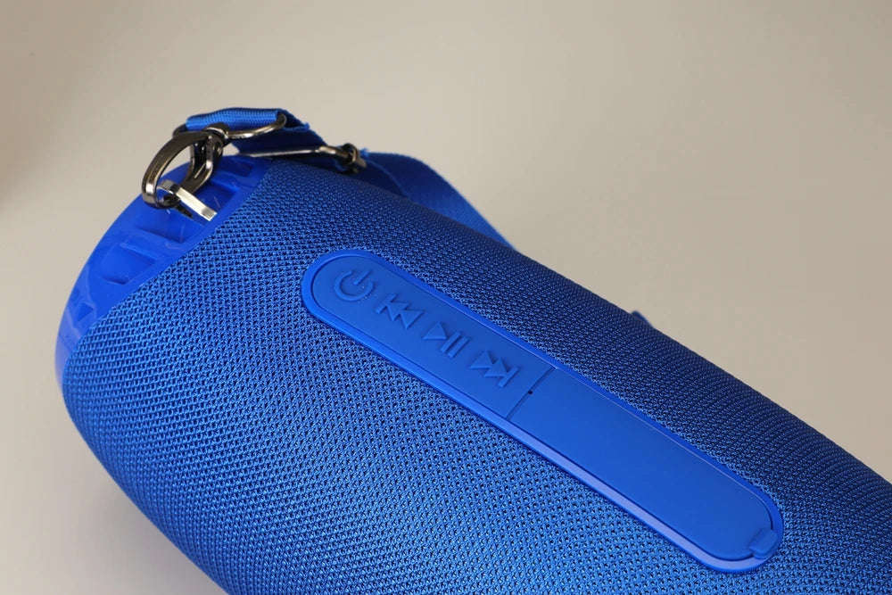 Portable Barrel Bluetooth Speaker with Strap