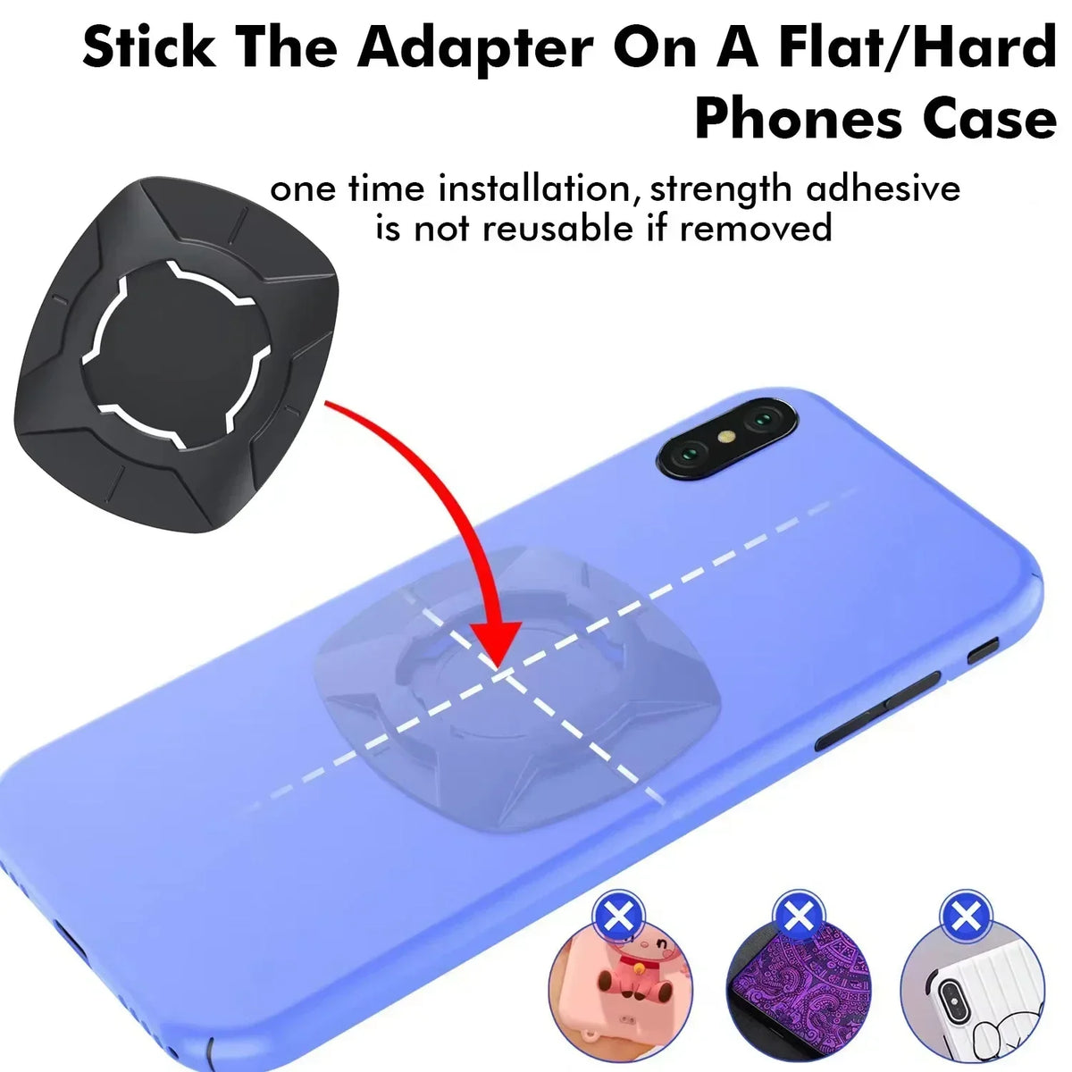 Shock-Absorbing Motorcycle Phone Mount