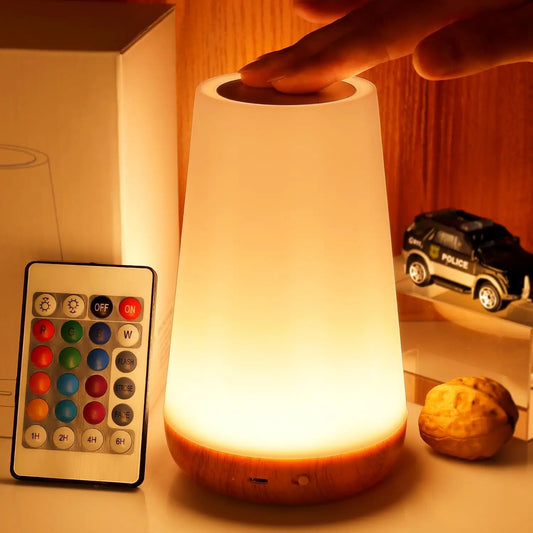 13-Color Touch Night Light with Remote