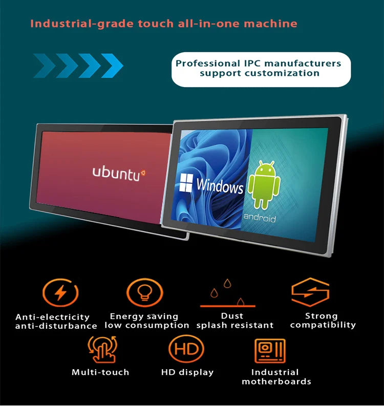 Fanless Touch Screen Mini All-in-One PC