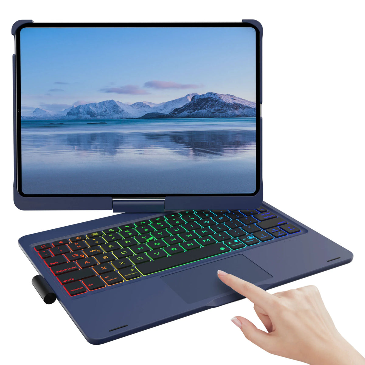 Backlit Tablet Keyboard Case with Trackpad