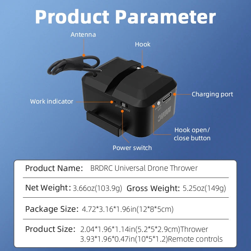 Drone Payload Drop Release System