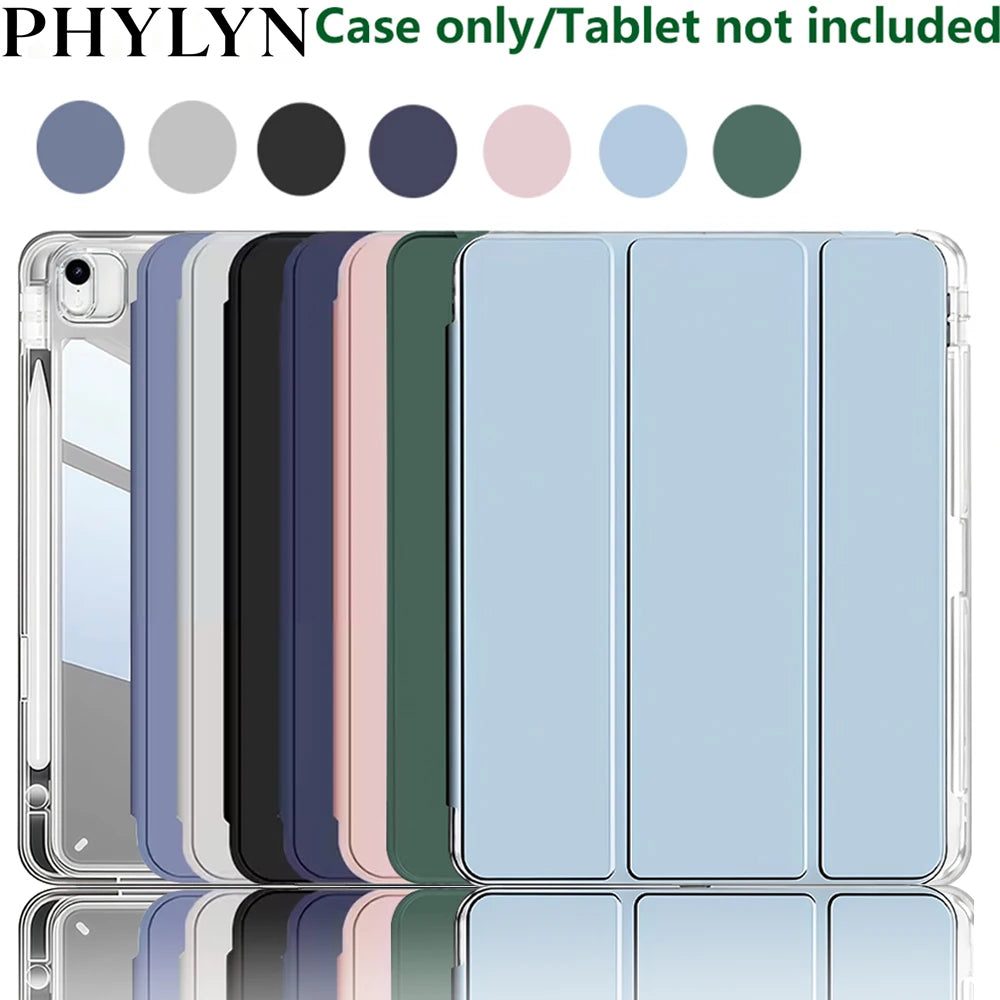 Clear Tablet Case with Pencil Holder