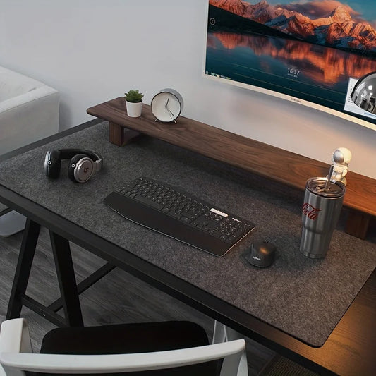 Large Wool Felt Desk Mat & Mouse Pad, Non-Slip