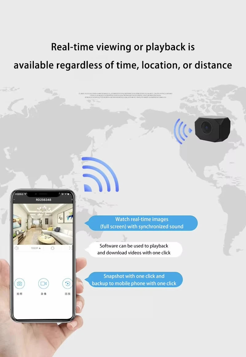 4K Mini Wireless Night Vision Camera