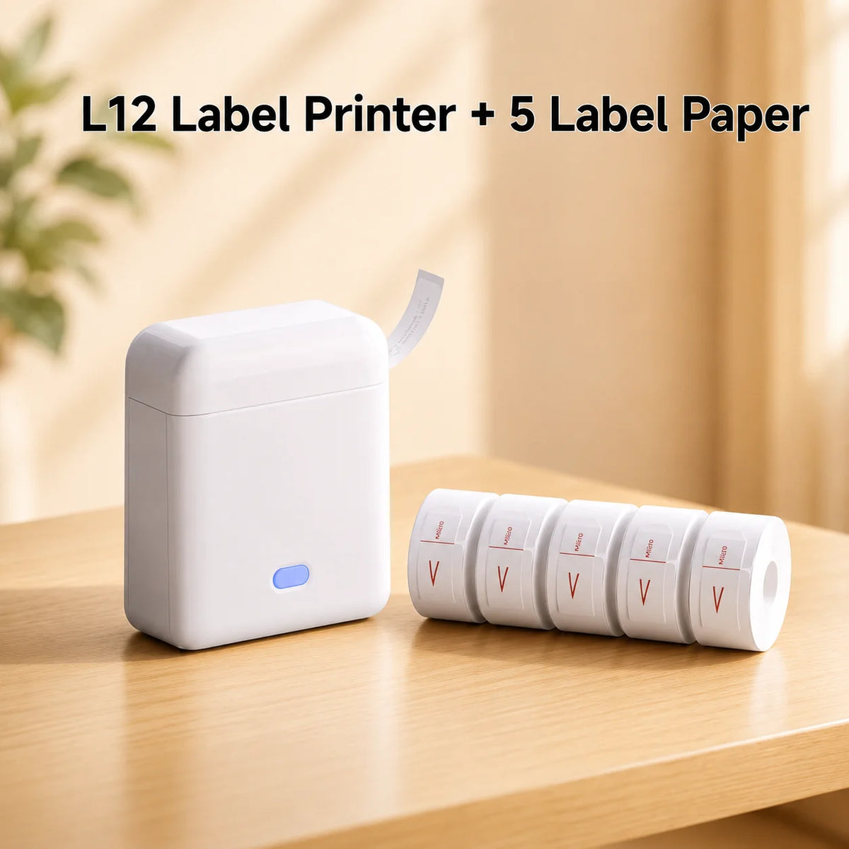 Mini Ink-Free Label Printer