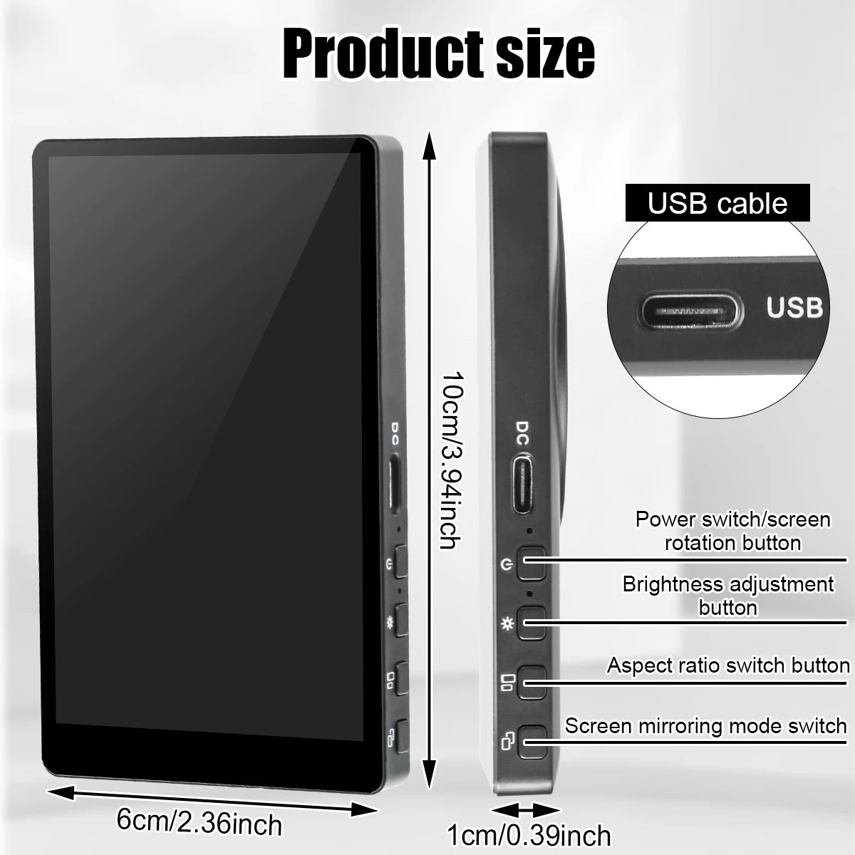 Magnetic Wireless Selfie Screen
