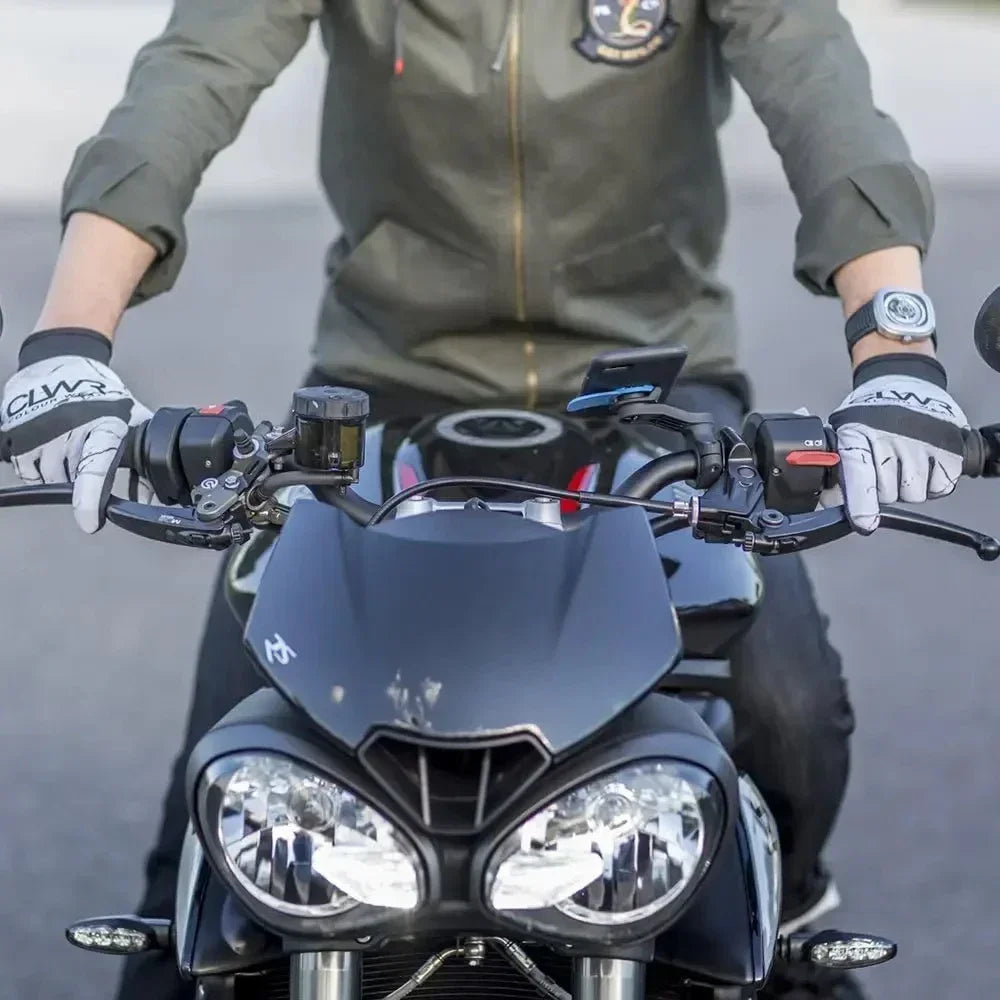 Shock-Absorbing Motorcycle Phone Mount