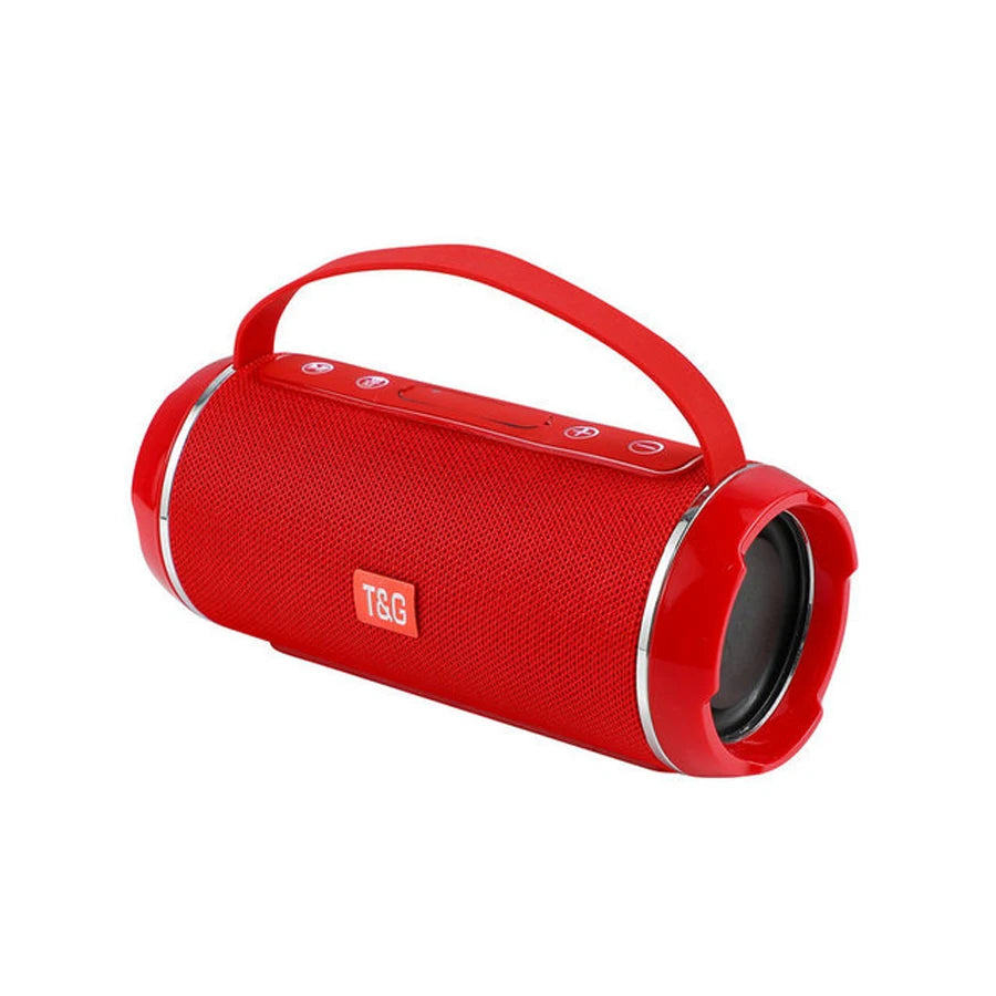 Portable Barrel Bluetooth Speaker with Strap