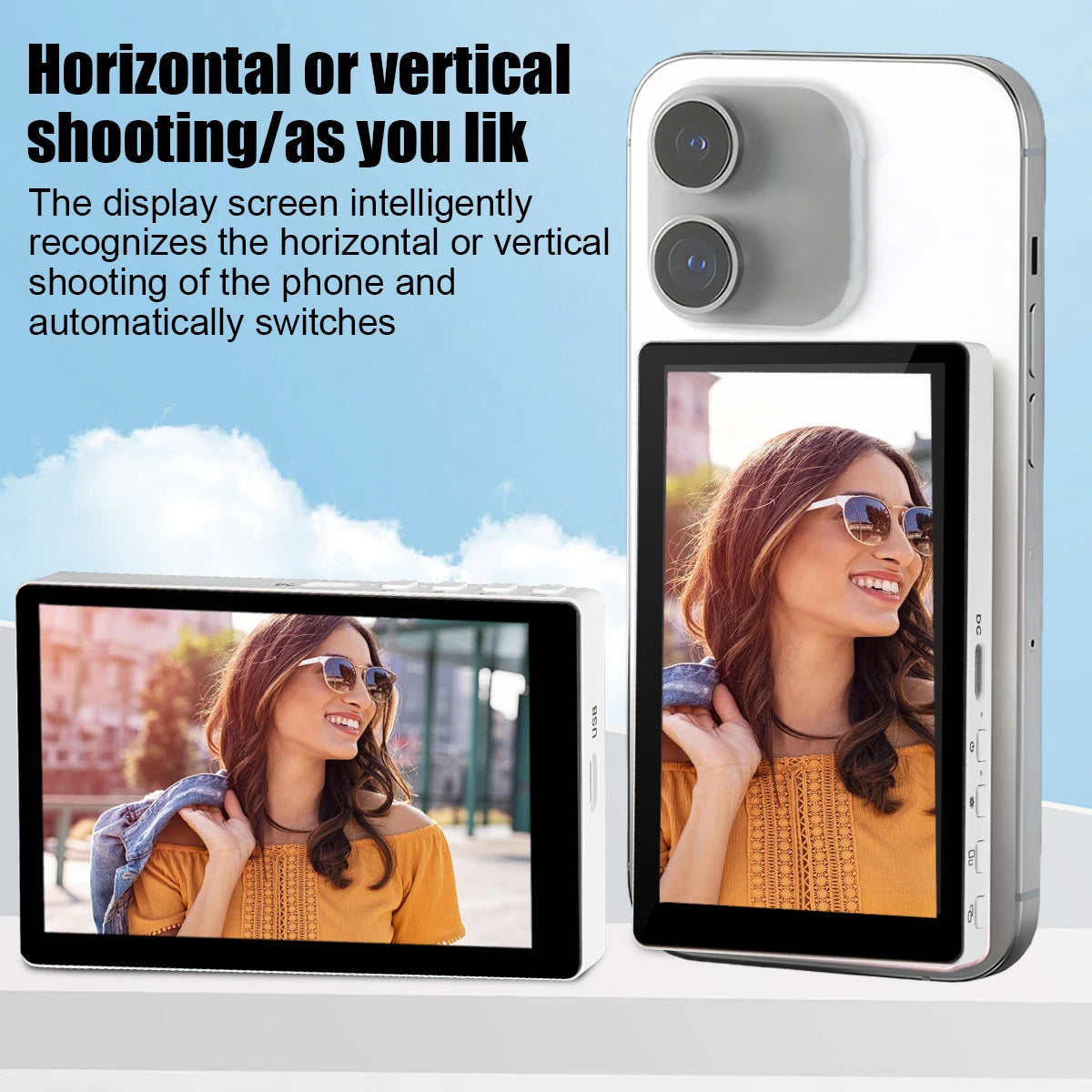 Magnetic Wireless Selfie Screen