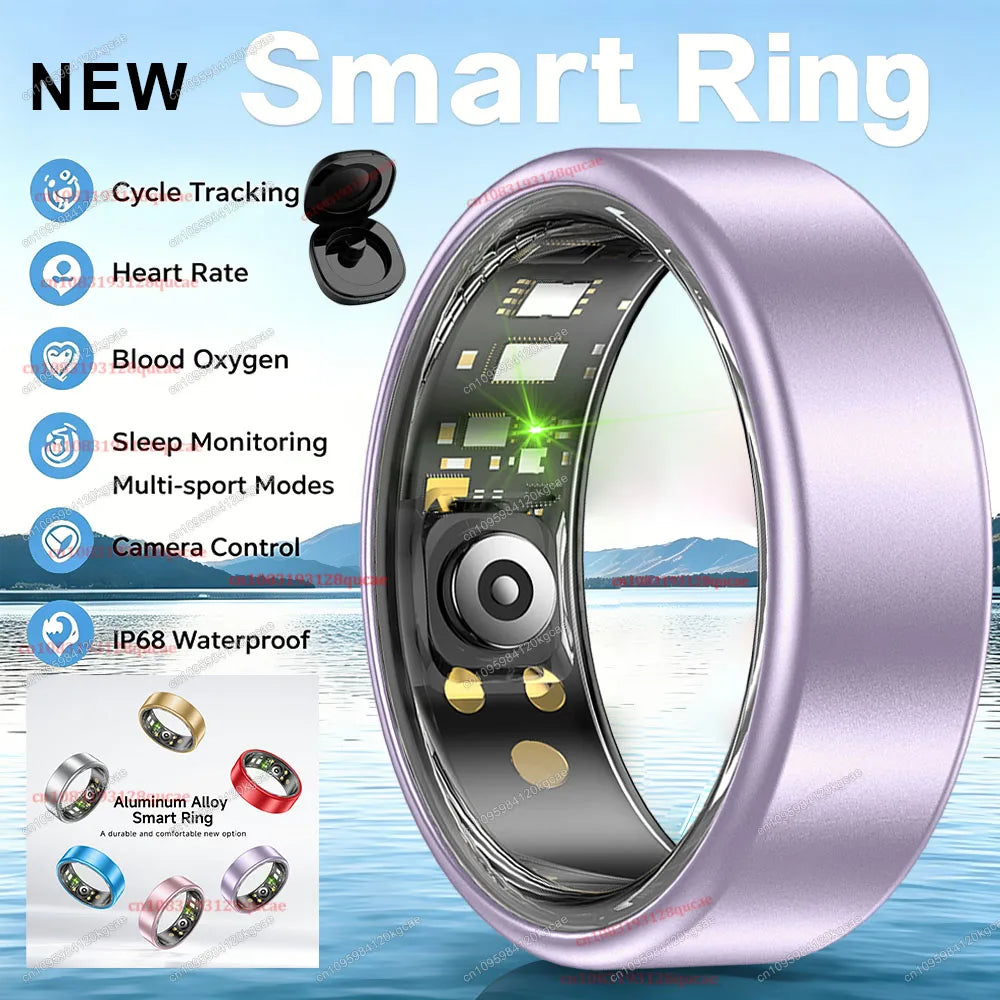 R10 Smart Health Ring with Charging Case