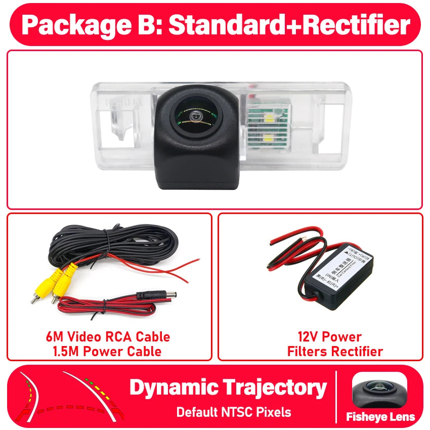 170° HD Waterproof Rear View Camera