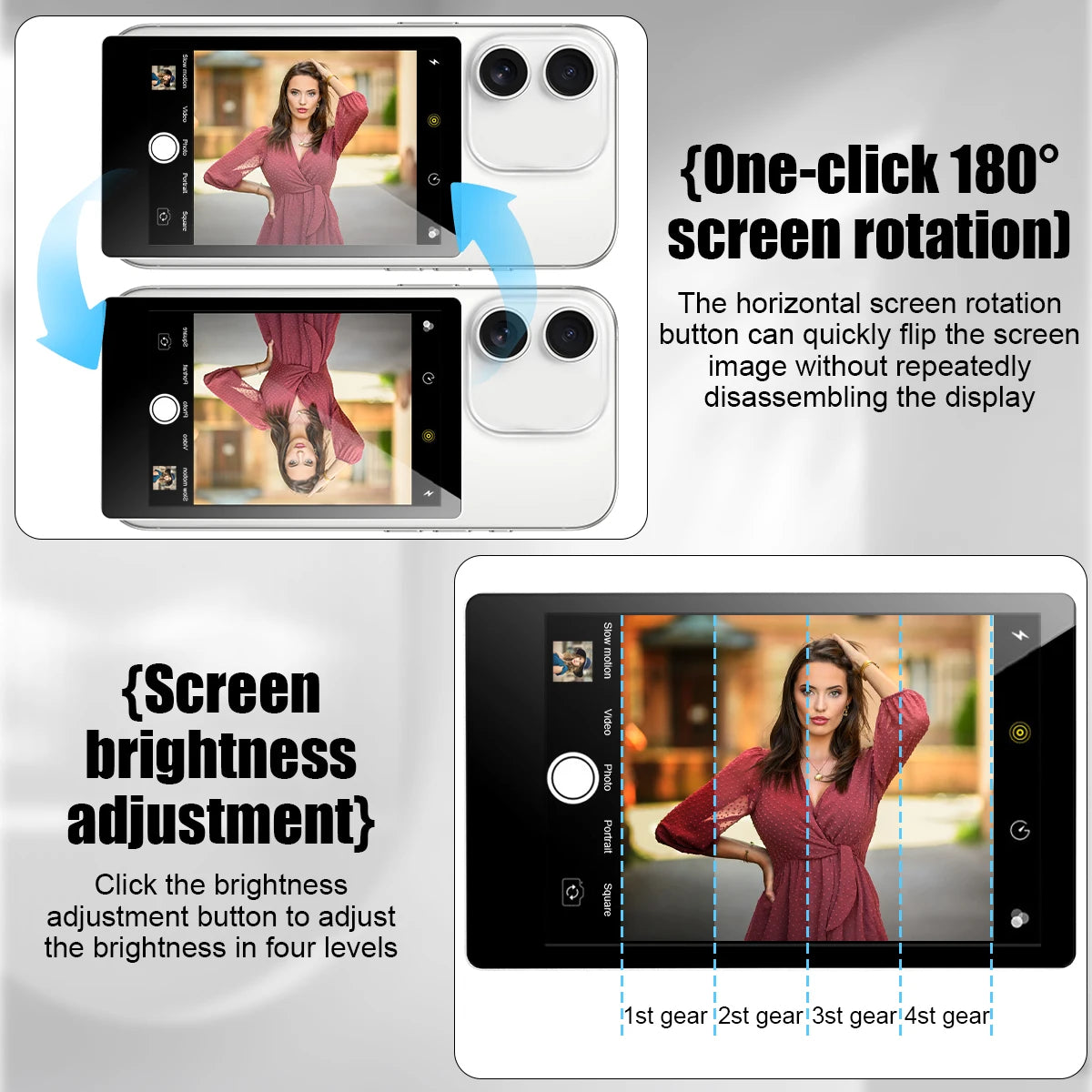 Magnetic Wireless Selfie Screen