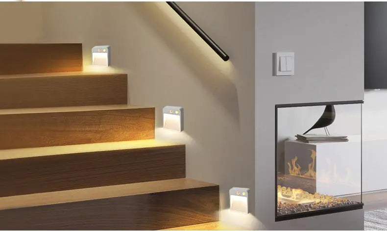 Motion Sensor LED Night Light, Battery Powered
