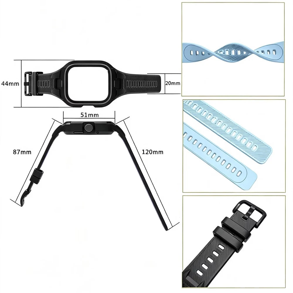 Silicone Smartwatch Case & Strap