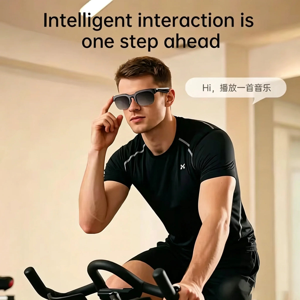 Smart Audio Glasses with Camera Control
