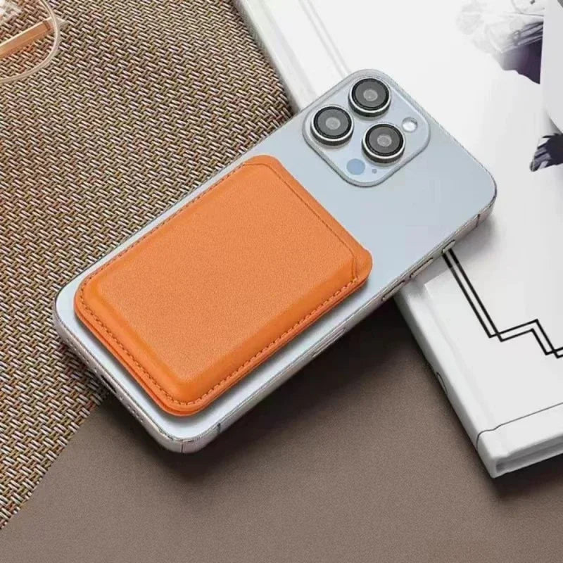 Magnetic Leather Wallet Stand for Phones - photo 6