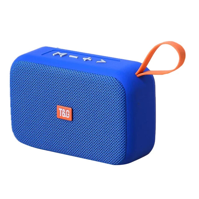 Mini Waterproof Bluetooth Speaker with FM Radio - Style B blue