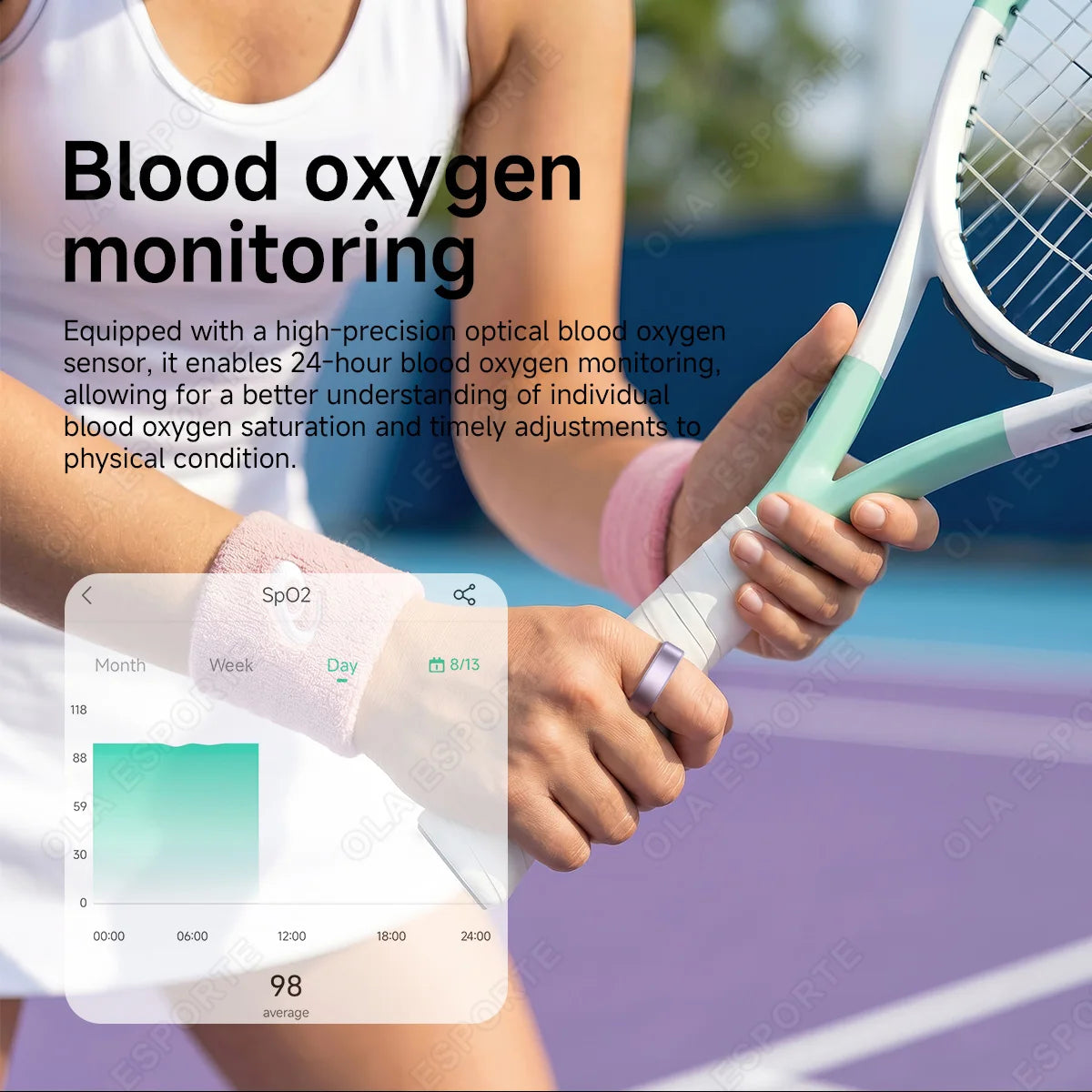 R10 Smart Health Ring with Charging Case