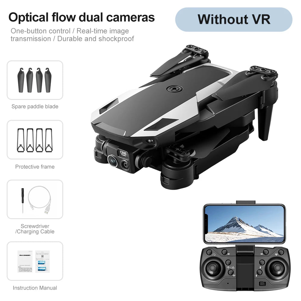 Foldable camera drone with VR headset, view 7