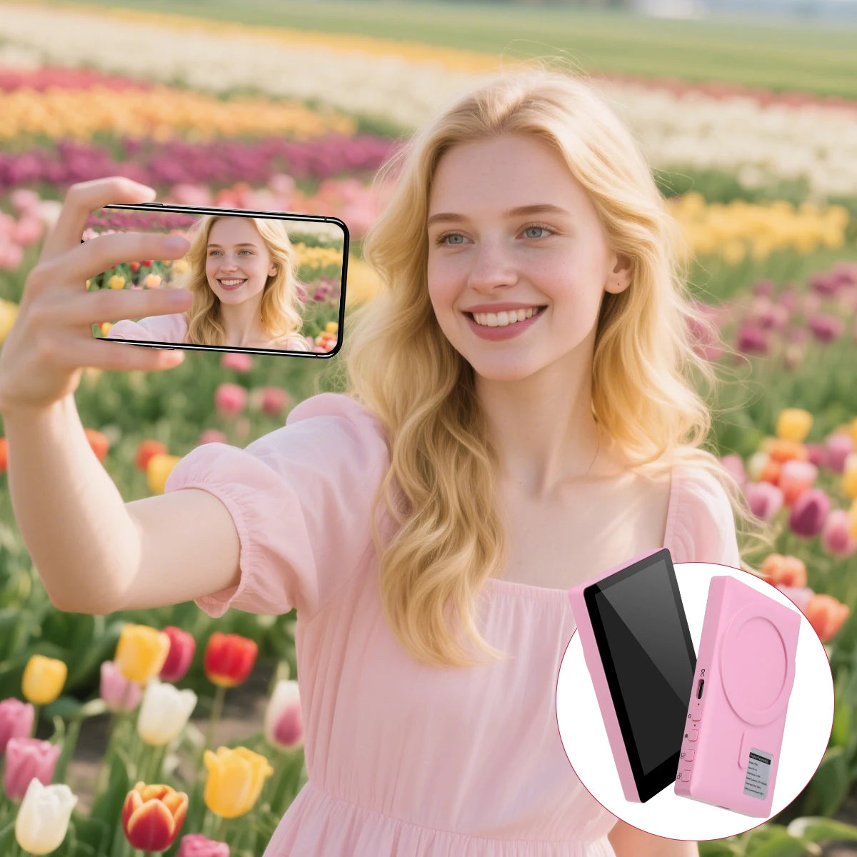 Magnetic Wireless Selfie Screen