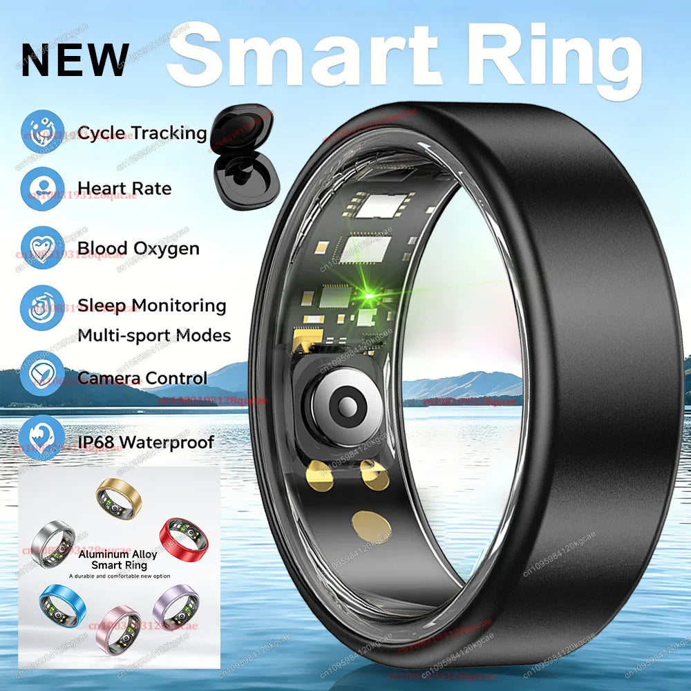 R10 Smart Health Ring with Charging Case