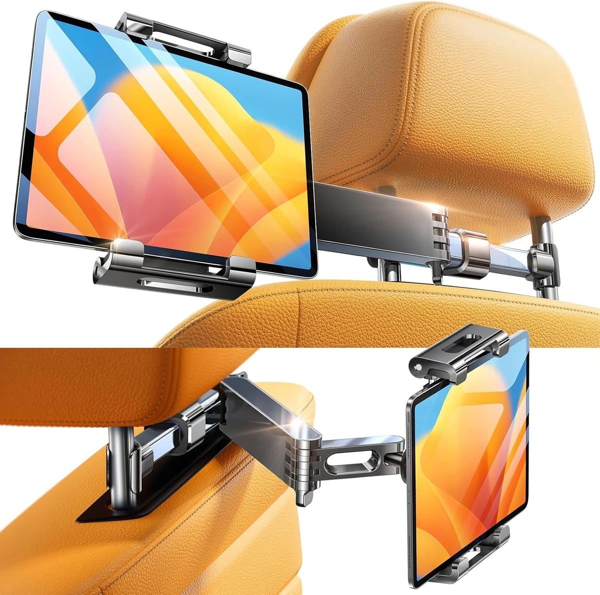 Car Headrest Tablet Holder