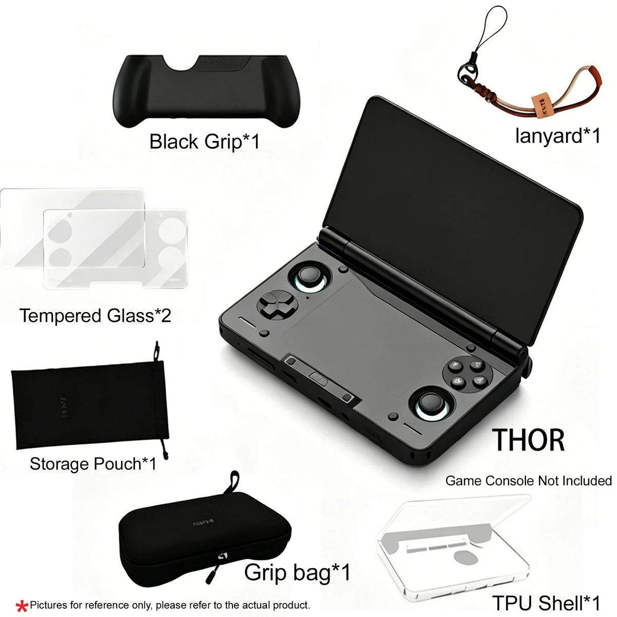 Dual-Screen Handheld Soft Storage Bag
