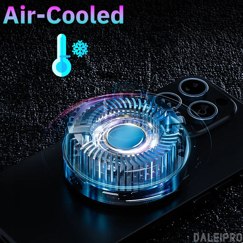 Cooling Magnetic Car Phone Mount with Wireless Charger