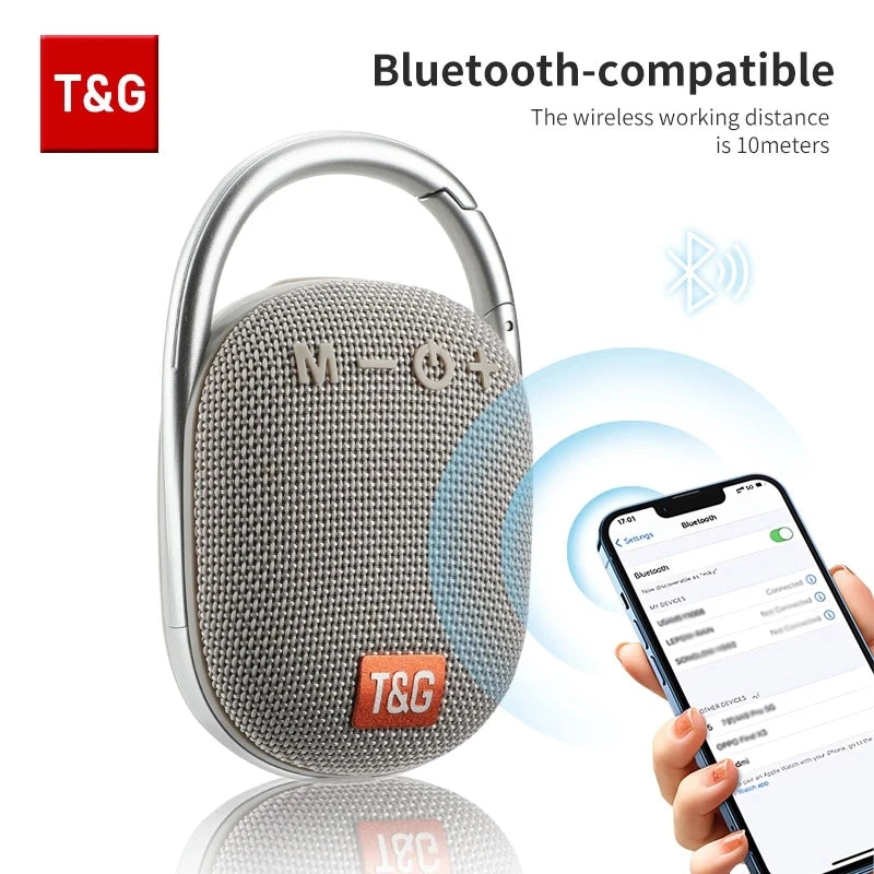 Portable Bluetooth Speaker with Bass