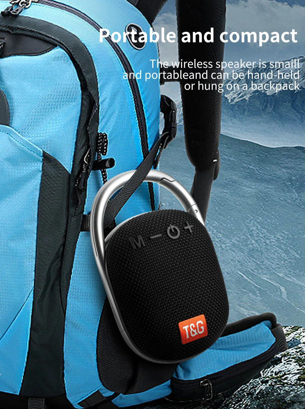 Portable Bluetooth Speaker with Bass