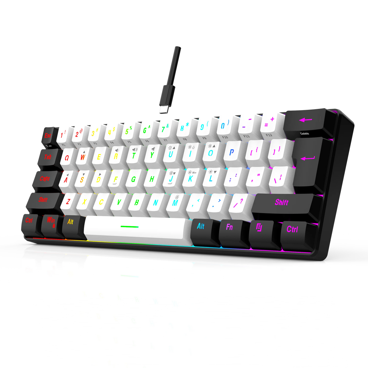 60% Compact RGB Wired Keyboard